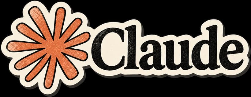A Claude AI sticker